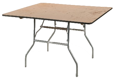 3' X 3' SQUARE TABLE Equipment Rentals Chattanooga