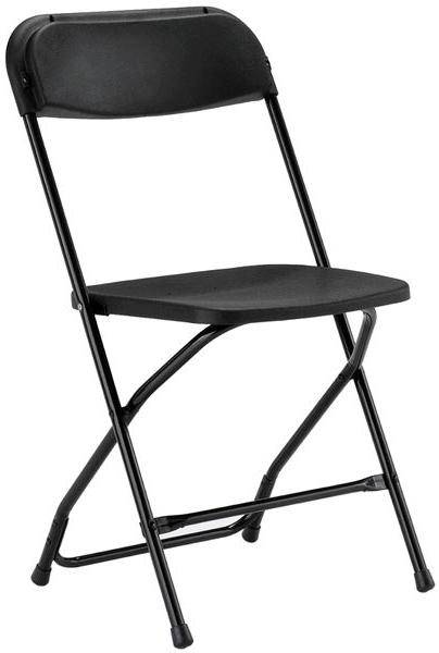 Black folding chair rental chattanooga