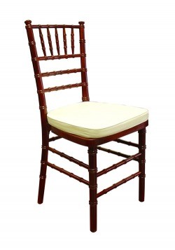 Fruitwood Chiavari Chair W/ Pad Equipment Rentals Chattanooga